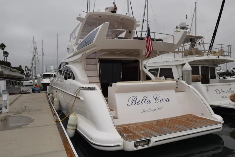 Slide: The Image of Luxury 2010 Azimut 58 yacht "Bella Cosa" docked in San Diego marina. - 41