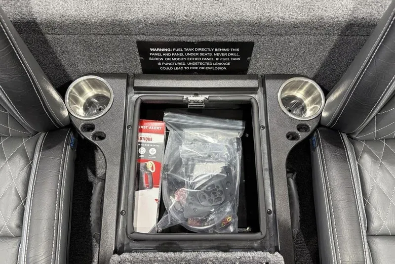 Slide: The Image of Interior of 2026 Phoenix 721 ZXL with storage compartment and cup holders. - 29