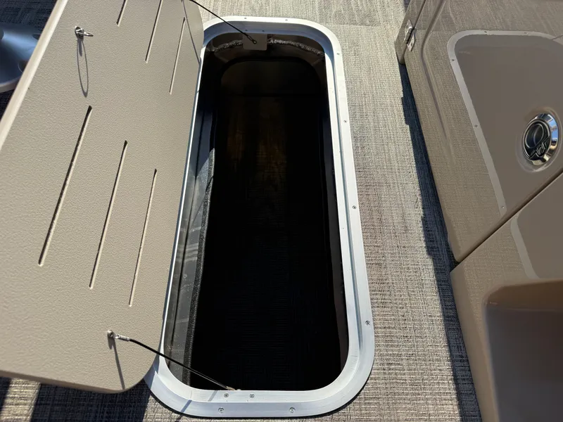 Slide: The Image of Bentley Pontoons Legacy 200HP Navigator DL 223 Quad Lounge Tritoon & Honda 4-Stroke EFI 2026 - 26