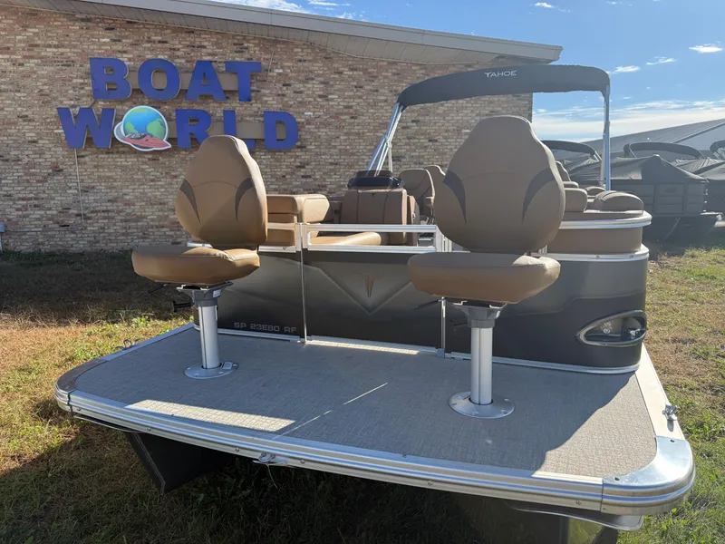 Slide: The Image of Tahoe Sport 23E80 Fish & Cruise Pontoon & Honda 4-Stroke EFI 2026 - 35