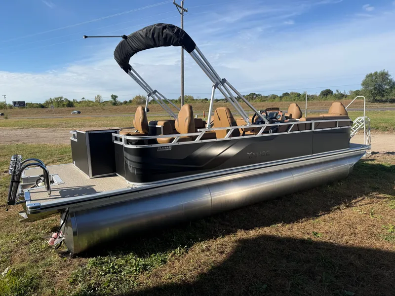 Slide: The Image of Tahoe Sport 23E80 Fish & Cruise Pontoon & Honda 4-Stroke EFI 2026 - 45