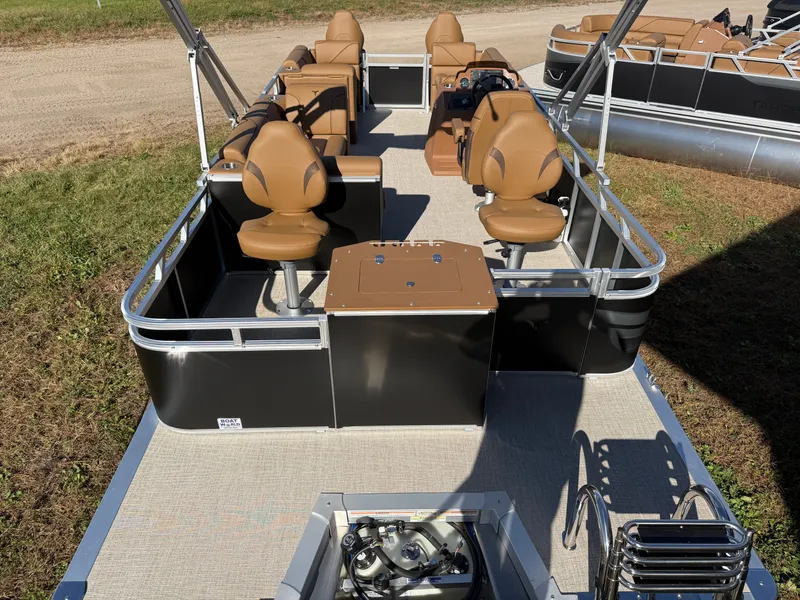 Slide: The Image of Tahoe Sport 23E80 Fish & Cruise Pontoon & Honda 4-Stroke EFI 2026 - 6