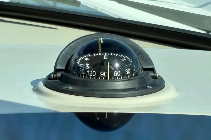 Slide: The Image of Axius control panel on 2012 Sea Ray 370 Sundancer yacht dashboard. - 13