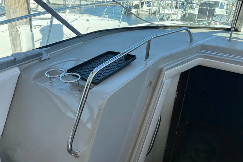 Slide: The Image of Stainless steel grill on 2012 Sea Ray 370 Sundancer yacht kitchen counter. - 24