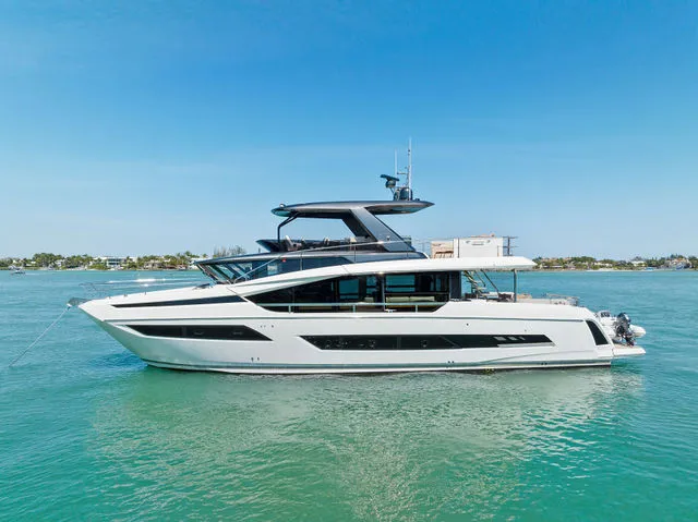 Slide: The Image of Manufacturer Provided Image: Floor plan of 2025 Prestige 460 S yacht, showcasing cabin layout and amenities. - 28