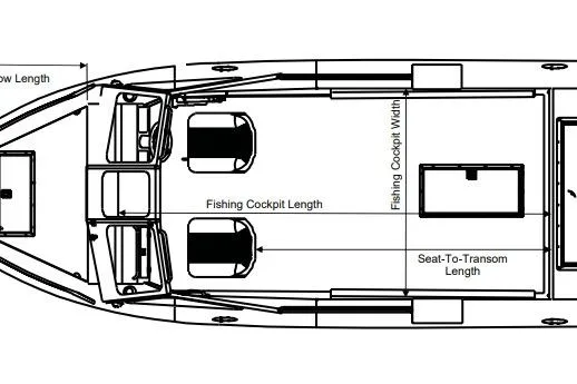 Slide: The Image of 2026 Hewescraft 210 Sea Runner ET boat on trailer, blue exterior, clear sky background. - 2