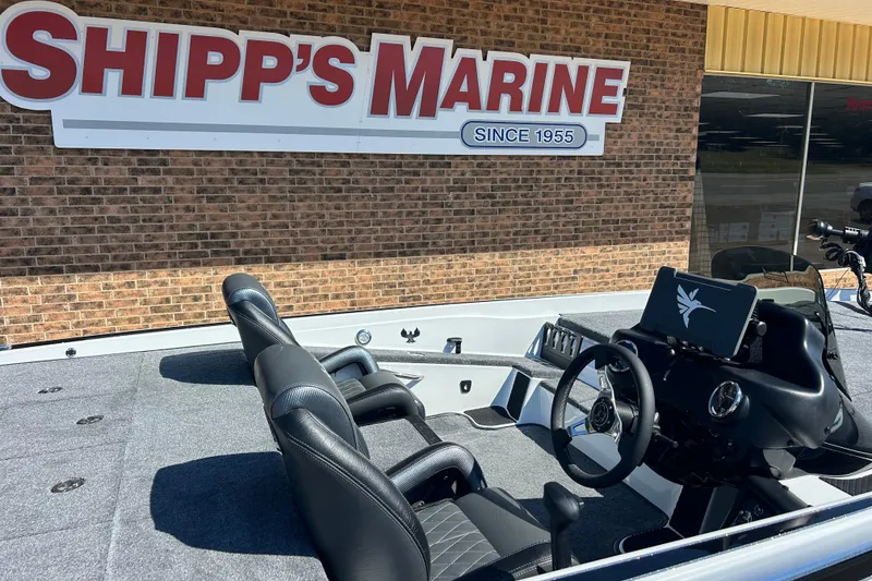 Slide: The Image of 2026 Phoenix 721 ZXL boat interior at Shipp's Marine dealership. - 4