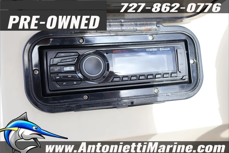 Slide: The Image of Pre-owned 2012 Harris FloteBote Cruiser CX 200 with Boss audio system, available at Antonietti Marine. - 13