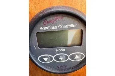 Slide: The Image of Logan 33 Windlass Controller, 2001 model, with digital display and control buttons. - 30