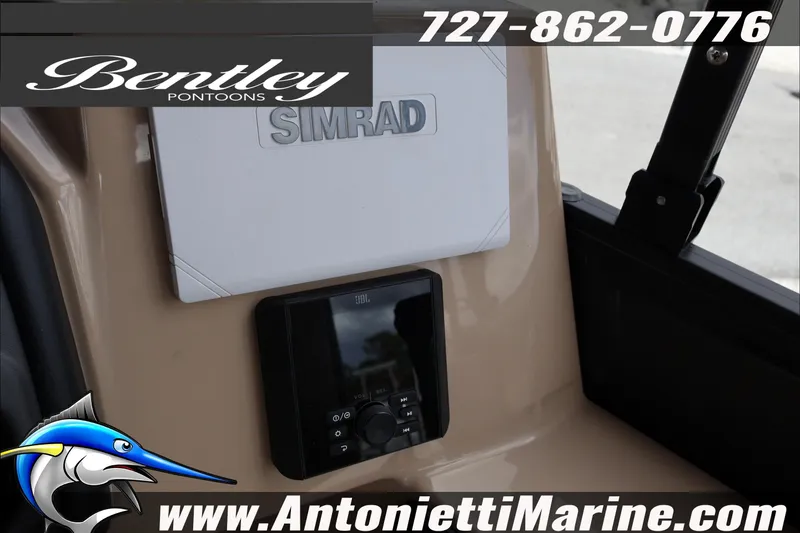 Slide: The Image of Dashboard of 2026 Bentley Pontoons Fish 243 Swingback with Suzuki gauges. - 25