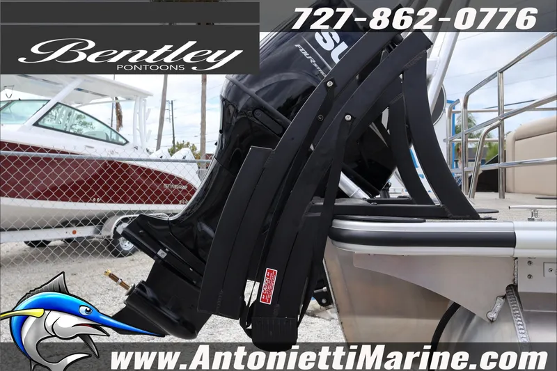 Slide: The Image of 2026 Bentley Pontoons Fish 243 Swingback at Antonietti Marine dealership. - 7