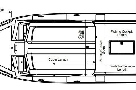 Slide: The Image of 2026 Hewescraft 210 Sea Runner ET HT boat with open storage compartment. - 7
