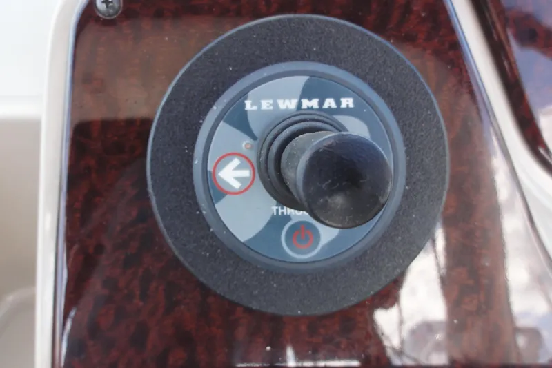 Slide: The Image of Lewmar thruster control on 2010 Sea Ray 260 Sundancer boat dashboard. - 7