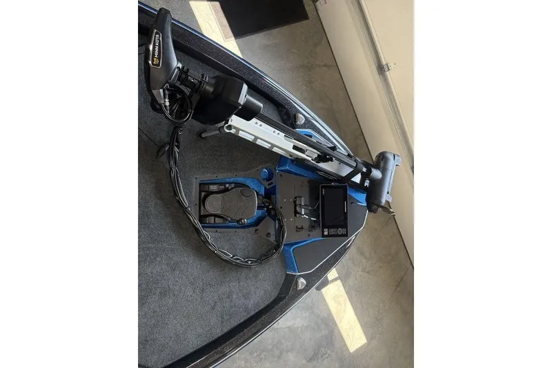 Slide: The Image of 2026 Skeeter ZXE20 boat with advanced trolling motor and control panel. - 9