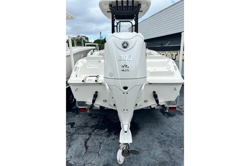 Slide: The Image of 2026 Key West 239 FS boat with powerful 300 V6 outboard motor. - 6