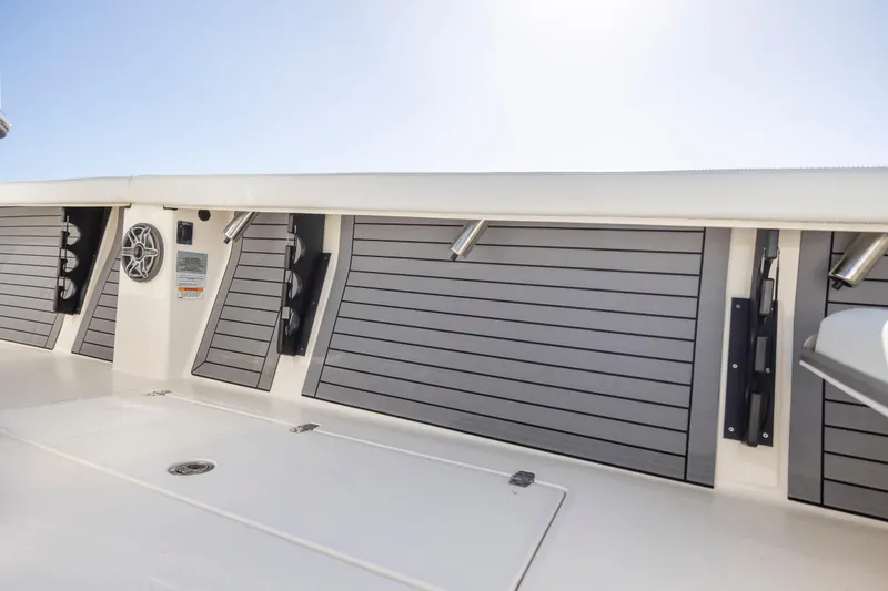 Slide: The Image of 2023 Pathfinder 2700 Open boat interior with sleek design and modern features. - 20