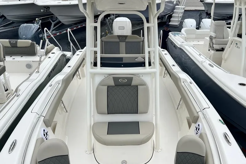 Slide: The Image of 2026 Key West 239 FS boat interior with seating and modern design. - 12