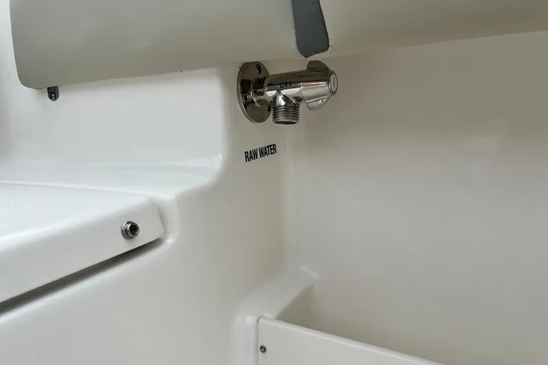 Slide: The Image of Raw water outlet on 2026 Key West 239 FS boat. - 41