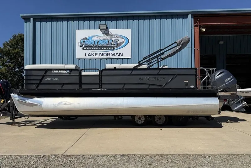 The Image of 2021 Godfrey SW 2286 SFL GTP pontoon boat at Foothills Marine Center, Lake Norman. - 1