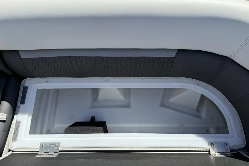 Slide: The Image of Open storage compartment in 2021 Godfrey SW 2286 SFL GTP boat. - 10