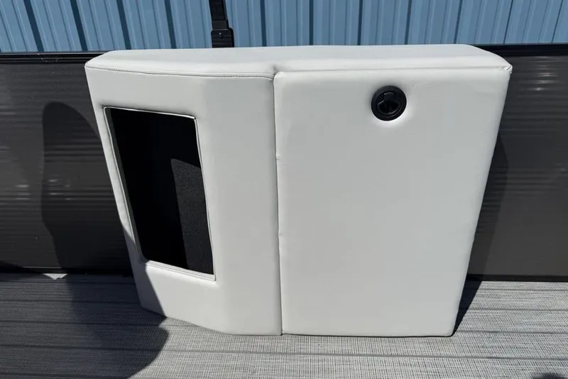 Slide: The Image of White cushioned panel on a 2021 Godfrey SW 2286 SFL GTP boat. - 24