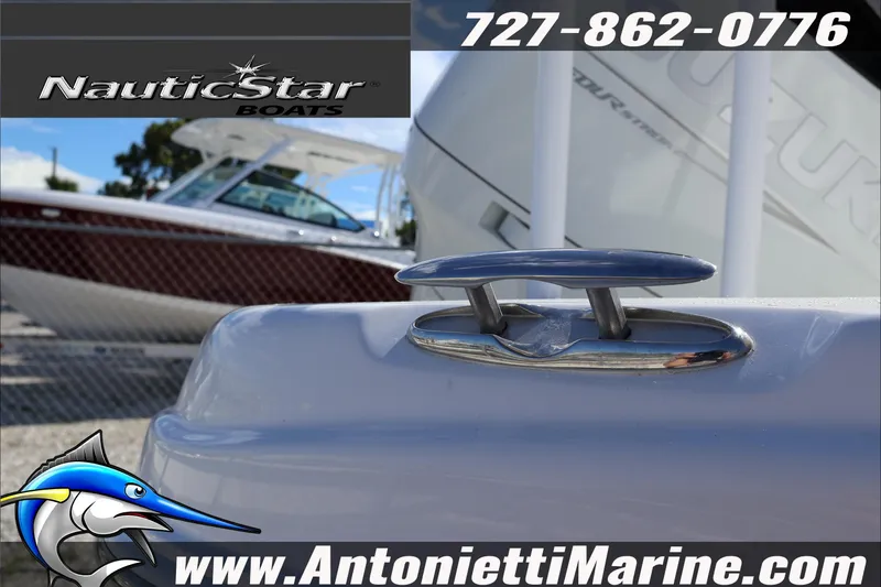 Slide: The Image of 2025 NauticStar 231 Hybrid boat detail at Antonietti Marine dealership. - 43