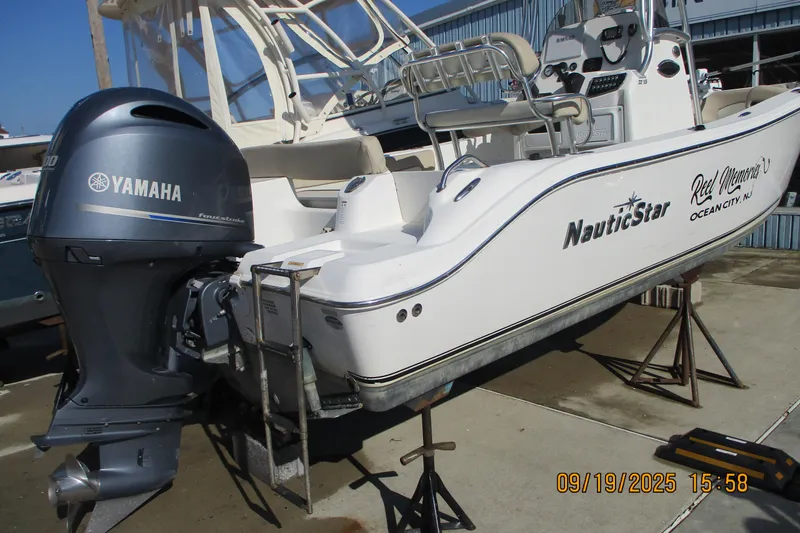 Slide: The Image of 2018 NauticStar 22 XS Offshore boat with Yamaha engine, docked in Ocean City, NJ. - 17