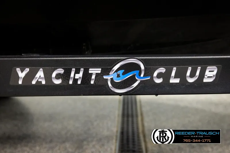 Slide: The Image of Yacht Club logo on 2024 Sea Doo 170 Wake GTI, Reeder-Trausch Marine branding. - 26