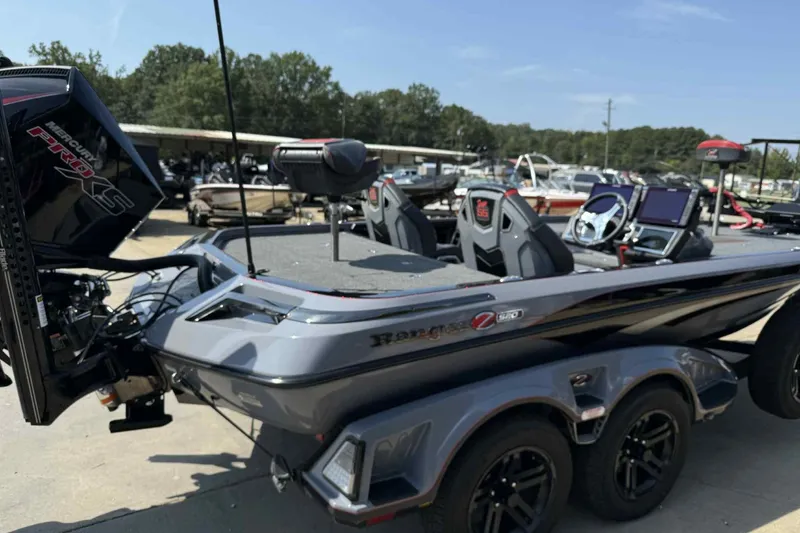 Slide: The Image of 2023 Ranger Z520R 55th Anniversary Limited Edition boat with Mercury Pro XS engine. - 2