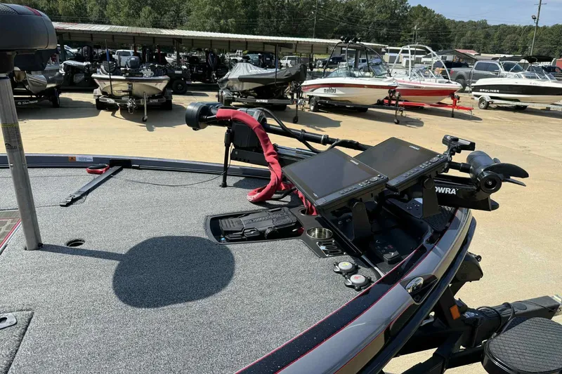 Slide: The Image of 2023 Ranger Z520R 55th Anniversary Limited Edition boat with advanced navigation equipment. - 4