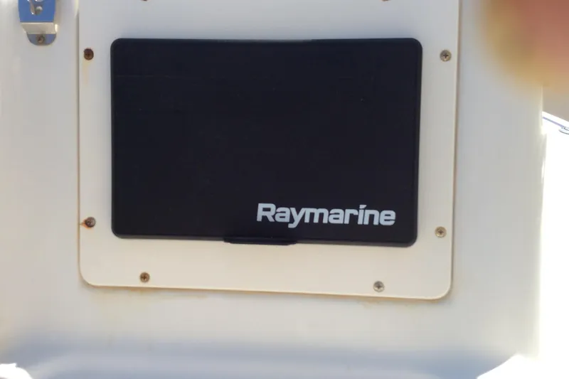 Slide: The Image of Raymarine equipment on 2005 Seaswirl Striper 2101 Center Console O/B boat. - 4