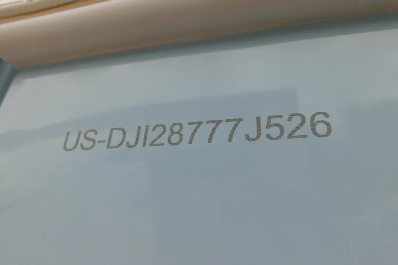 Slide: The Image of Hull identification number on a 2026 Regulator 28 boat. - 61