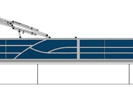 The Image of 2026 Bentley Pontoons 240 Navigator side view illustration. - 1