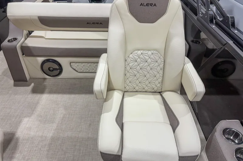 Slide: The Image of Luxury seating in 2026 Alera M23L boat, featuring elegant design and premium materials. - 16