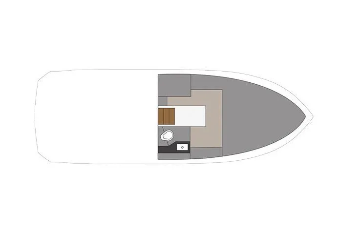 Slide: The Image of Manufacturer Provided Image: Top view layout of 2021 Cruisers Yachts 338 South Beach Edition Bow Rider. - 29