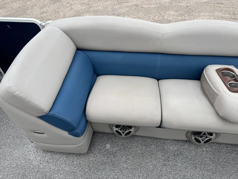 Slide: The Image of Premier 250 Intrigue Pontoon with 140HP Suzuki Fourstroke EFI 2013 - 18