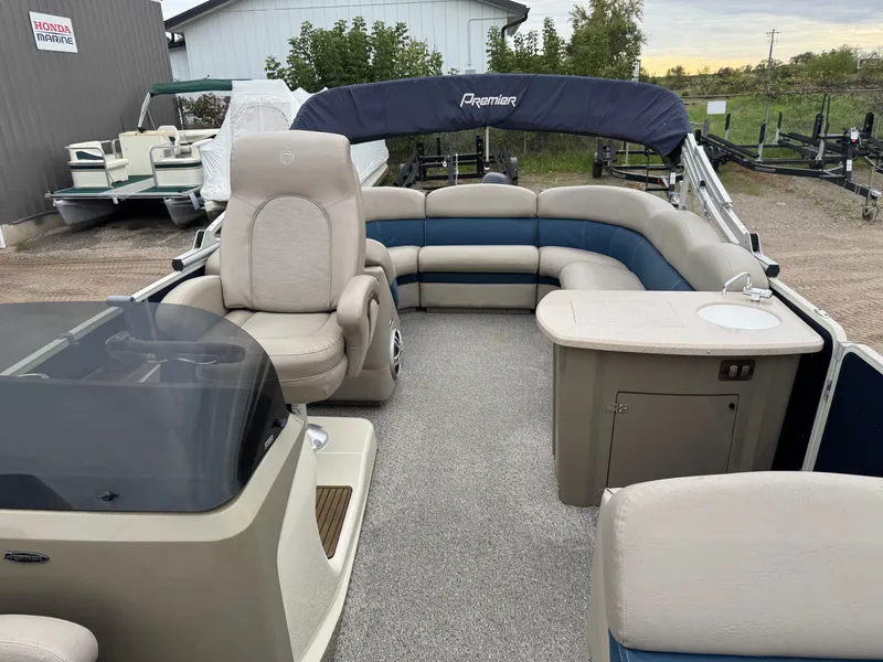 Slide: The Image of Premier 250 Intrigue Pontoon with 140HP Suzuki Fourstroke EFI 2013 - 5