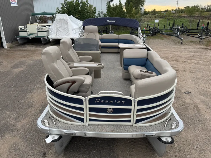 Slide: The Image of Premier 250 Intrigue Pontoon with 140HP Suzuki Fourstroke EFI 2013 - 8