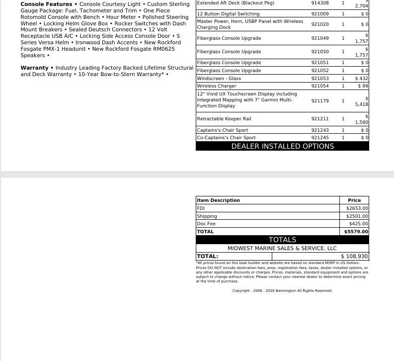 Slide: The Image of Bennington 22 SSB Sport 2026 - 39