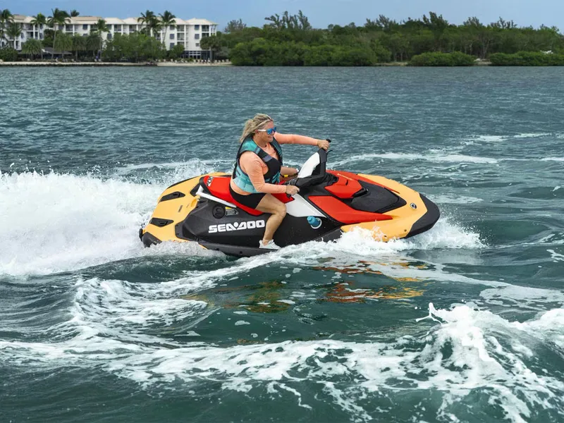 Slide: The Image of Sea-Doo Spark for 2 90 hp Convenience package with iBR 2025 - 12