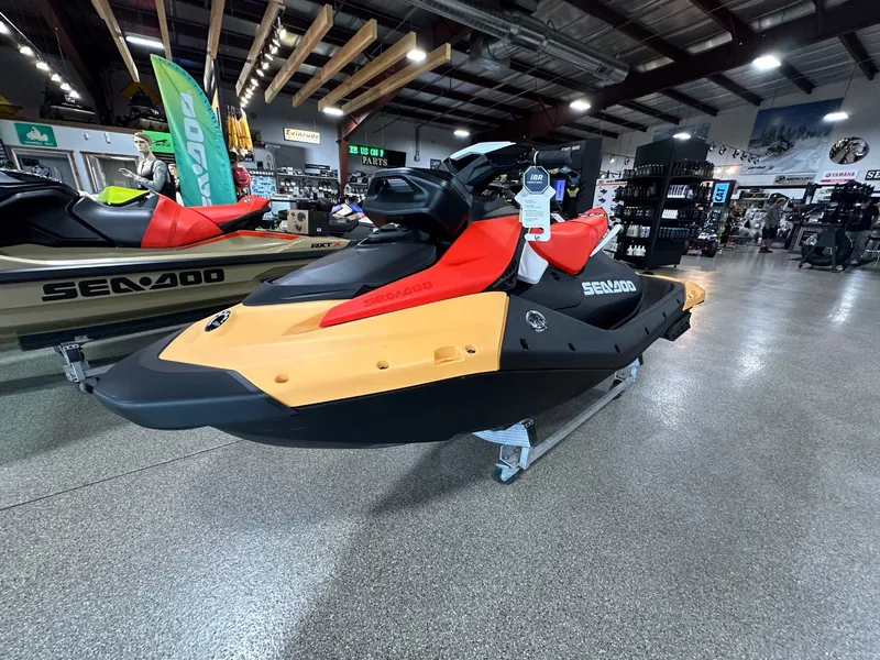 Slide: The Image of Sea-Doo Spark for 2 90 hp Convenience package with iBR and audio in option 2025 - 7