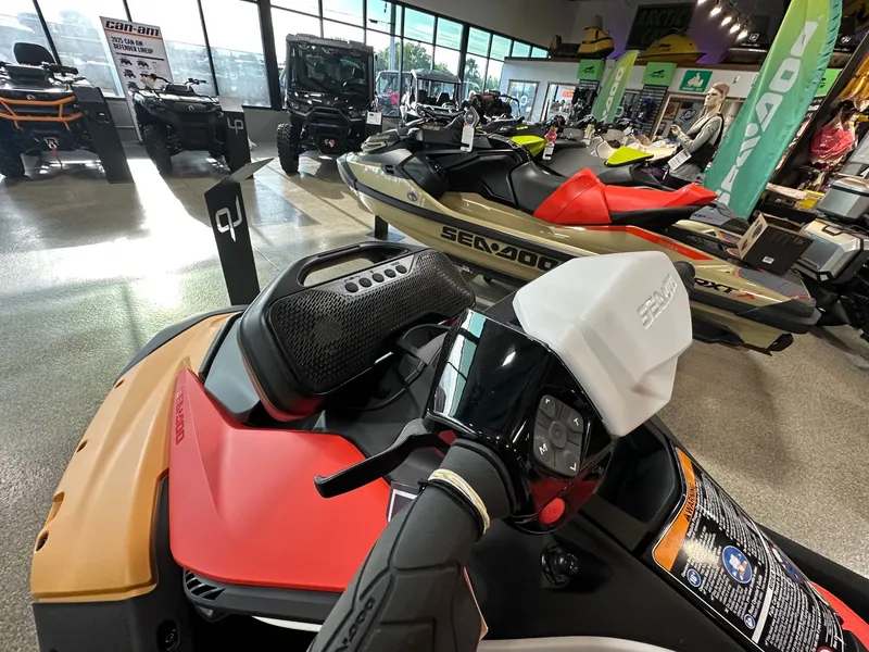 Slide: The Image of Sea-Doo Spark for 2 90 hp Convenience package with iBR and audio in option 2025 - 8