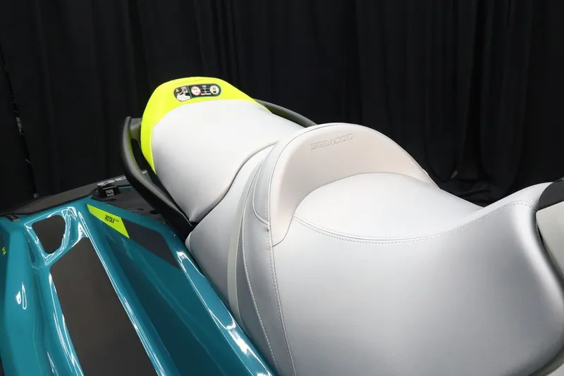 Slide: The Image of Close-up of 2026 Sea-Doo GTI SE 170 jet ski seat. - 11
