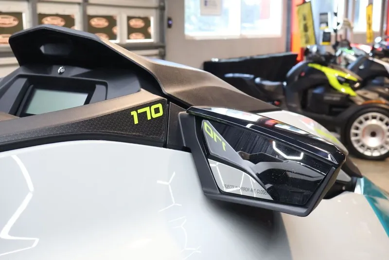 Slide: The Image of Close-up of Sea-Doo GTI SE 170 jet ski, 2026 model. - 7