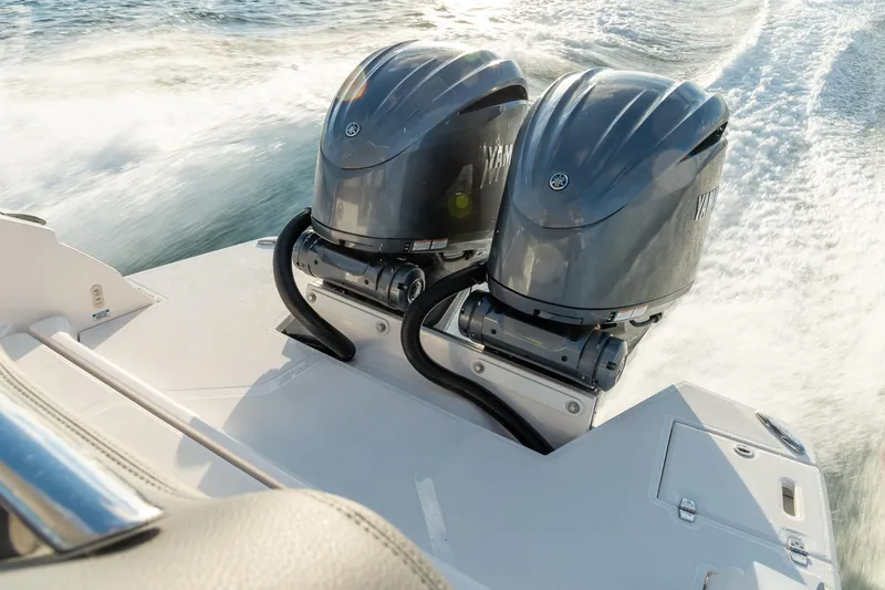 Slide: The Image of Plaque on Regal LX9 boat, "Made in the USA since '69," with American flag. - 8