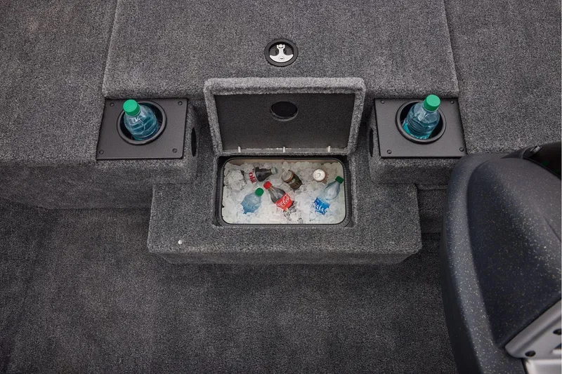 Slide: The Image of Steering console of 2026 Tracker Pro Team 190 boat with Lowrance electronics. - 25