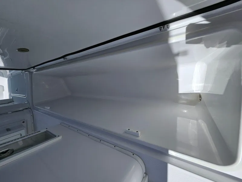 Slide: The Image of 2022 Century 2900 Center Console storage compartment, spacious and sleek design. - 37