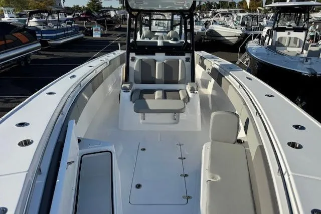 Slide: The Image of 2026 Cape Horn 36 XS boat interior, featuring spacious seating and modern design. - 5