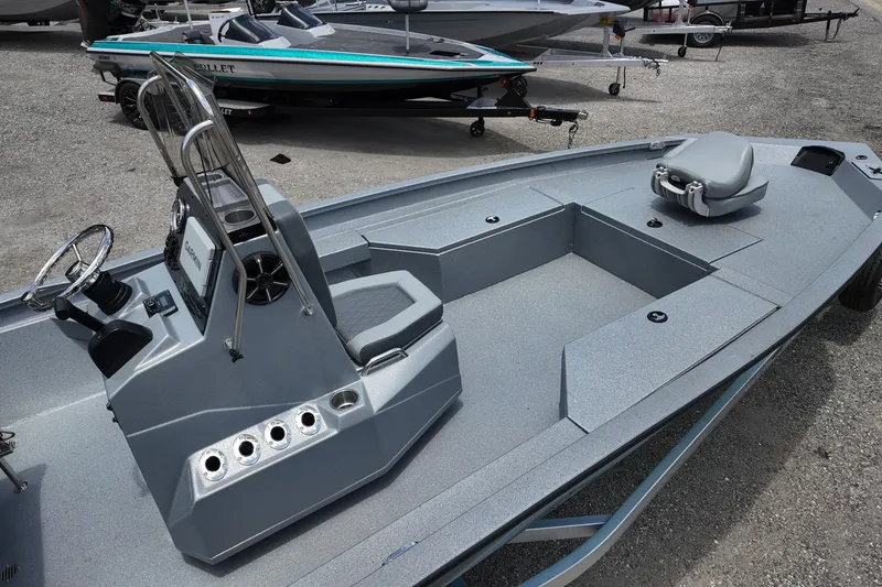 Slide: The Image of 2026 Xpress H22B Bay boat with sleek design and modern console features. - 8