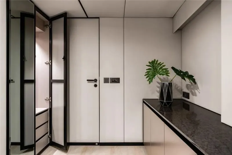 Slide: The Image of Interior of 2026 Sunreef 80 Sunreef Power yacht with modern decor and sleek cabinetry. - 23